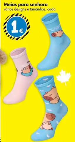 TEDi Meias para senhora promoção