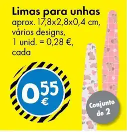 TEDi Limas para unhas promoção