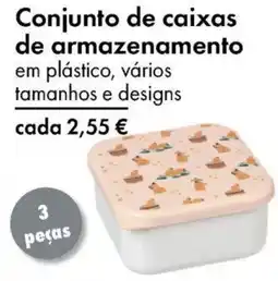 TEDi Conjunto de caixas de armazenamento promoção