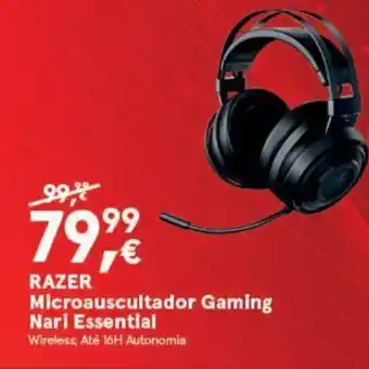 Worten RAZER Microauscultador Gaming Nari Essential promoção