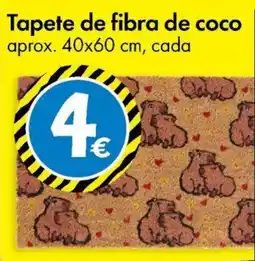 TEDi Tapete de fibra de coco promoção