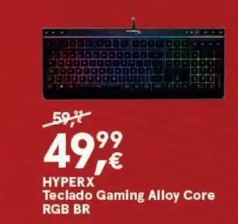 HYPERX Teclado Gaming Alloy Core RGB BR