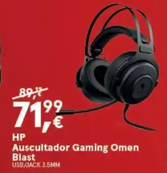 HP Auscultador Gaming Omen Blast