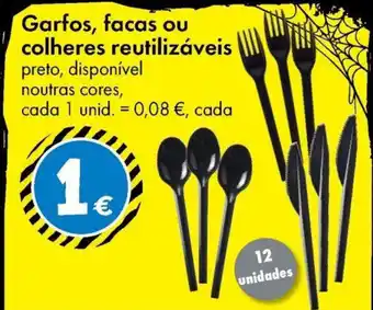 TEDi Garfos, facas ou colheres reutilizáveis promoção