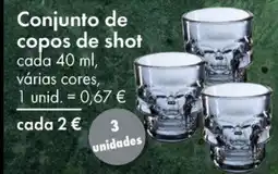 TEDi Conjunto de copos de shot promoção