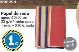 TEDi Papel de seda promoção