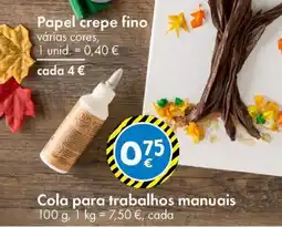 TEDi Cola para trabalhos manuais promoção