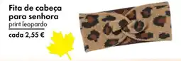TEDi Fita de cabeça para senhora print leopardo promoção