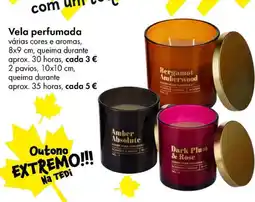 TEDi Vela perfumada promoção