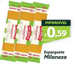 Roque Supermercados Esparguete Milaneza promoção