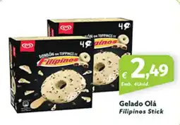 Roque Supermercados Gelado Olá Filipinos Stick promoção
