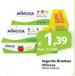 Roque Supermercados logurte Aromas Mimosa promoção