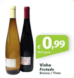 Roque Supermercados Vinho Frutado promoção
