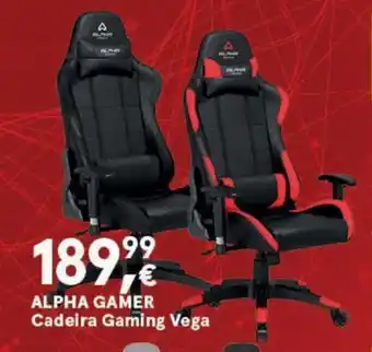 Worten ALPHA GAMER Cadeira Gaming Vega promoção