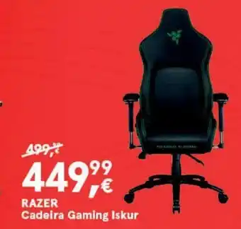 Worten RAZER Cadeira Gaming Iskur promoção
