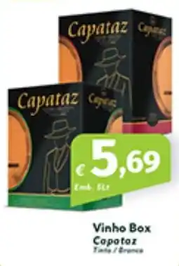 Roque Supermercados Vinho Box Copatoz promoção