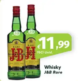 Roque Supermercados Whisky J&B Rare promoção
