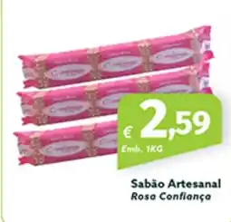 Roque Supermercados Sabão Artesanal Rosa Confiança promoção