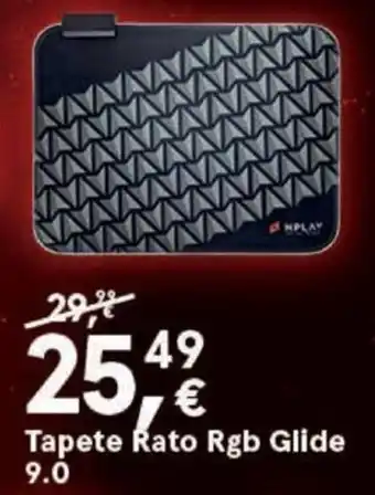 Worten NPLAY Tapete Rato Rgb Glide 9.0 promoção