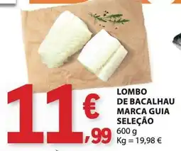 E.Leclerc Lombo de bacalhau marca guia seleção promoção