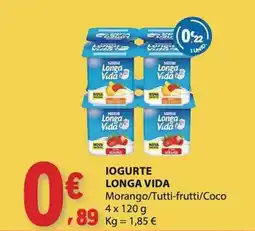 E.Leclerc Iogurte longa vida promoção