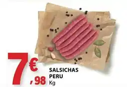E.Leclerc Salsichas peru promoção