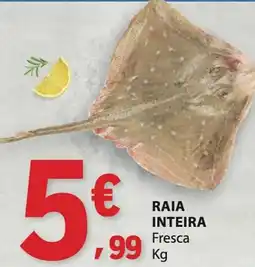 E.Leclerc Raia inteira fresca promoção