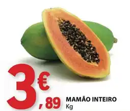 E.Leclerc Mamão inteiro promoção