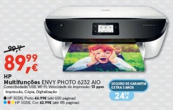 Worten HP Multifunções ENVY PHOTO 6232 AIO promoção