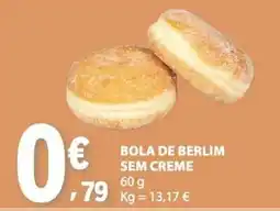 E.Leclerc Bola de berlim sem creme promoção