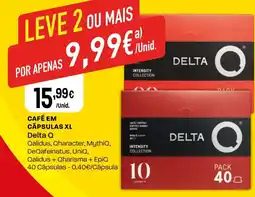 Intermarché Café em cápsulas XL Delta Q promoção
