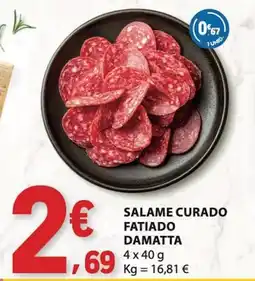 E.Leclerc Salame curado fatiado damatta promoção
