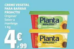 E.Leclerc Creme vegetal para barrar proactiv promoção