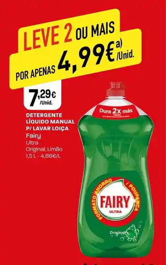 Intermarché Detergente líquido manual p/ lavar loiça fairy promoção
