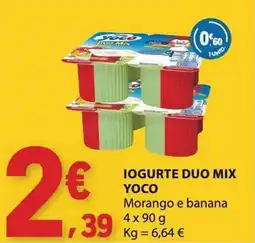E.Leclerc Iogurte duo mix yoco promoção