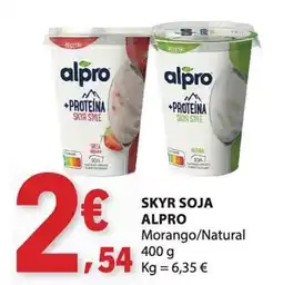 E.Leclerc Skyr soja alpro promoção