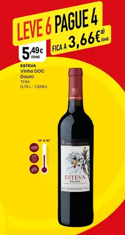 Intermarché Esteva Vinho DOC Douro Tinto promoção