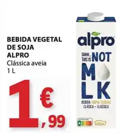 E.Leclerc Bebida vegetal de soja alpro promoção