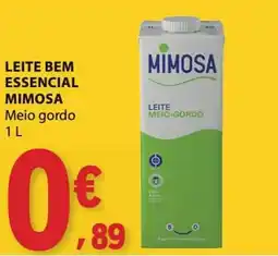 E.Leclerc Leite bem essencial mimosa promoção
