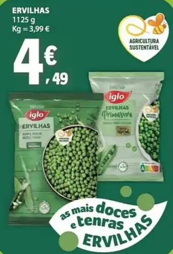 E.Leclerc Ervilhas Iglo promoção