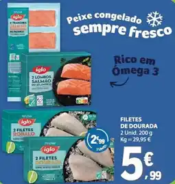 E.Leclerc Filetes de dourada promoção