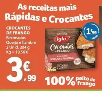 E.Leclerc Crocantes de frango iglo promoção