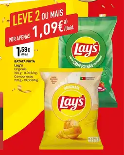 Intermarché Batata frita lay's promoção