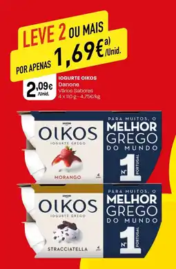 Intermarché Iogurte oikos Danone promoção