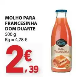 E.Leclerc Molho para francesinha dom duarte promoção