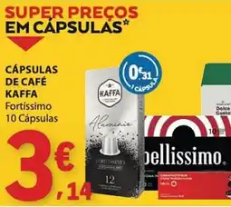 E.Leclerc Cápsulas de café kaffa promoção
