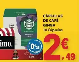 E.Leclerc Cápsulas de café ginga promoção