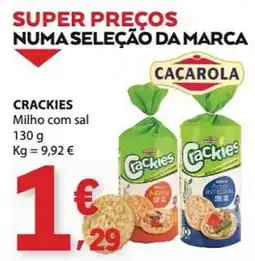 E.Leclerc Crackies milho com sal caçarola promoção