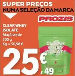 E.Leclerc Clear whey isolate promoção
