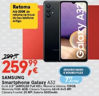 Worten SAMSUNG Smartphone Galaxy A32 promoção